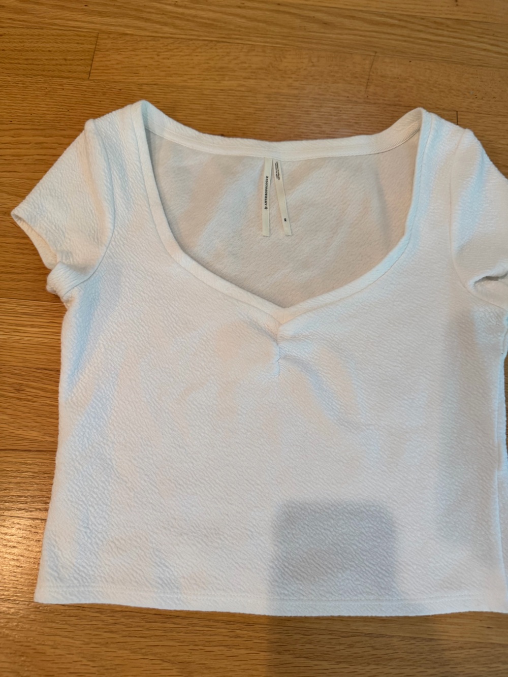 Anthropologie light pink Textured Scoop Neck Tank